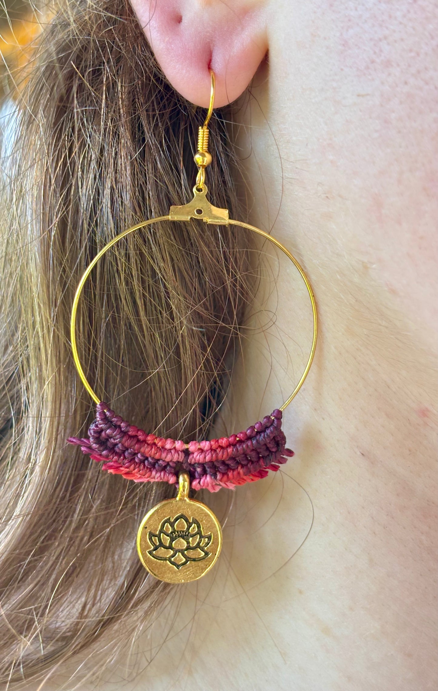 BO-039 - 'Créole Lotus' rose-prune -