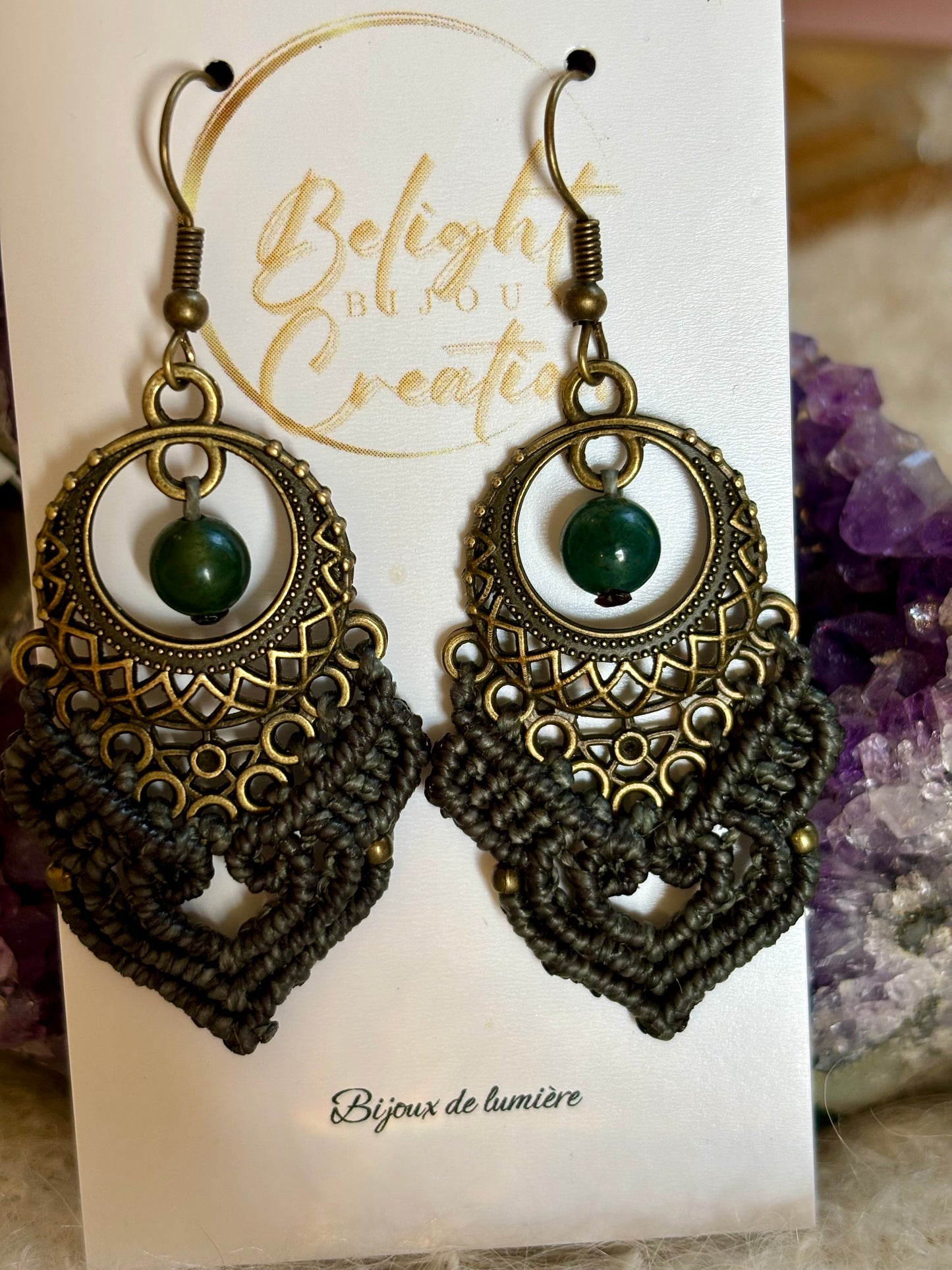 BO-025 - "Cœur" - Agate mousse