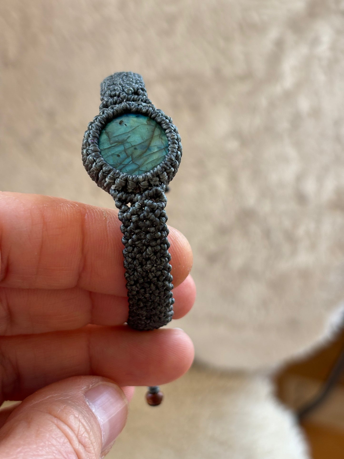 BR004 - Labradorite unisex - Vert ombré